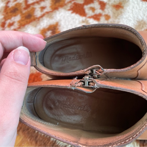 Madewell The Brenner Boot in Brown Leather SZ 8 | Leather Booties - Picture 13 of 14